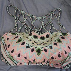 High neck bikini top